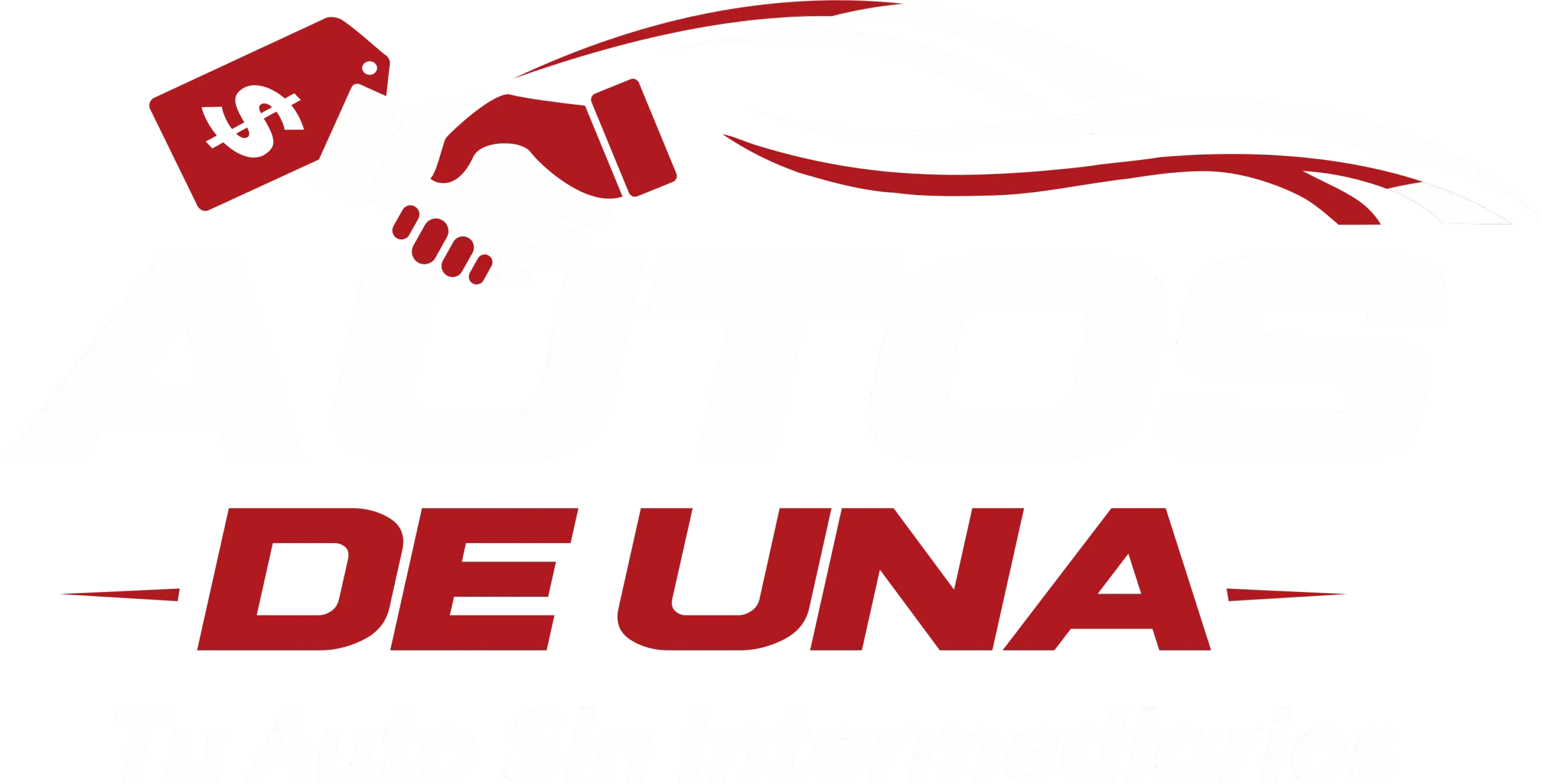 Autos de Una Logo Blanco